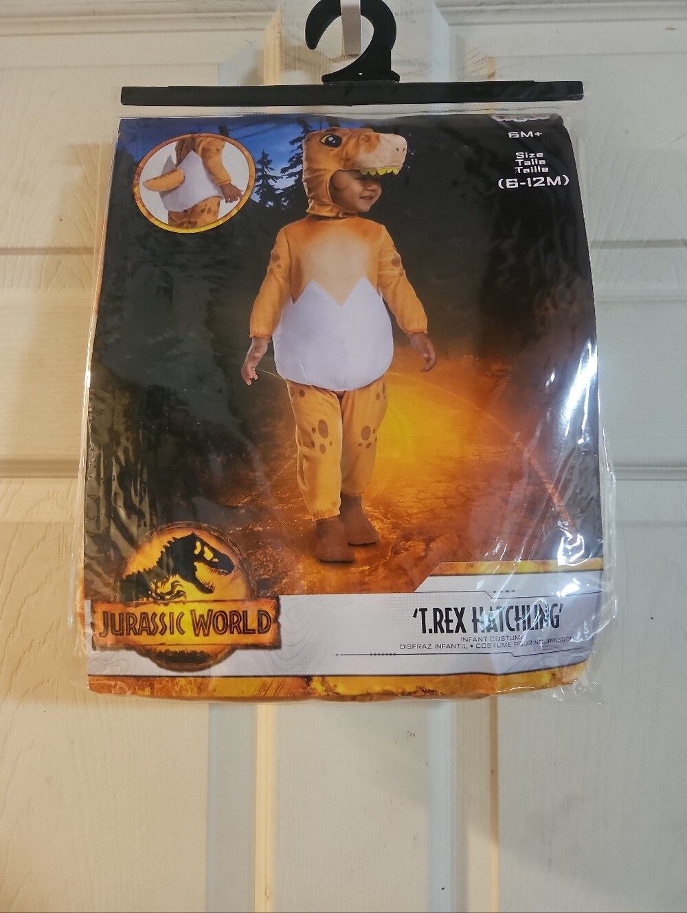 JURASSIC WORLD T.REX HATCHLING COSTUME: DISGUISE: NIP: 6-12 MTH